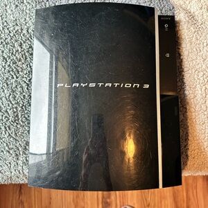 Playstation3 with 2 controllers. No cords with console